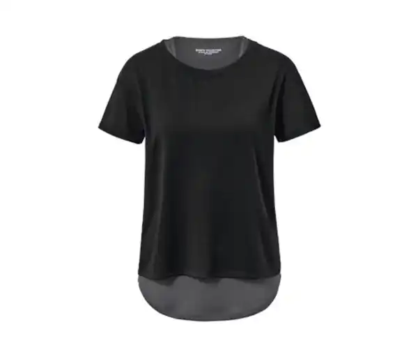 Bild 1 von 2-in-1-Kurzarm-Sportshirt, schwarz