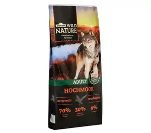 Dehner Wild Nature Trockenfutter für Hunde Hochmoor Adult