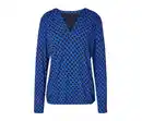 Bild 1 von Bedrucktes Blusenshirt, kobaltblau