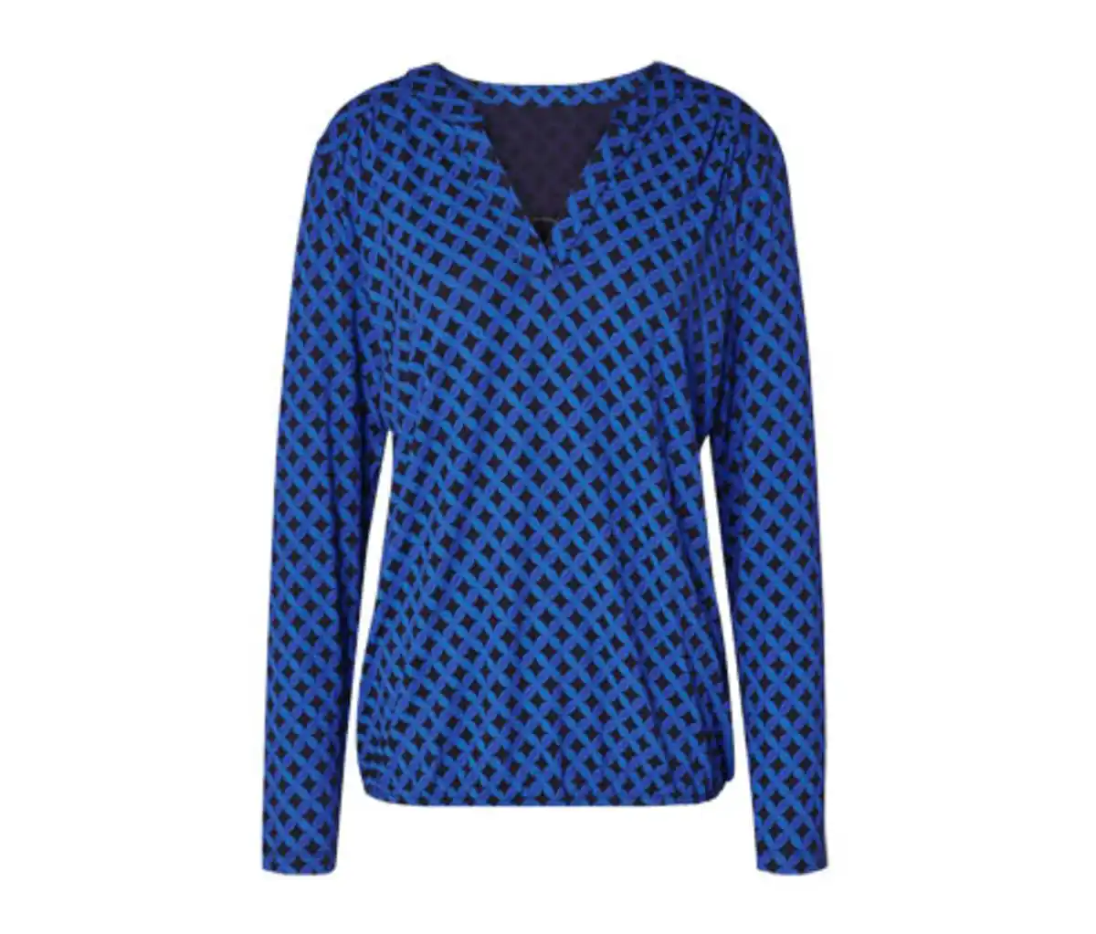 Bild 1 von Bedrucktes Blusenshirt, kobaltblau