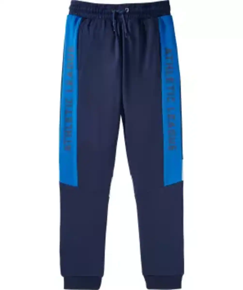 Bild 1 von Jogginghose mit Neon-Tape, dunkelblau