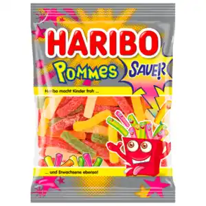 Haribo Fruchtgummi Pommes Sauer 175g