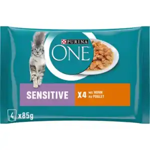 Purina ONE Sensitive Huhn & Karotten 4x85g