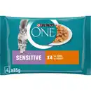 Bild 1 von Purina ONE Sensitive Huhn & Karotten 4x85g