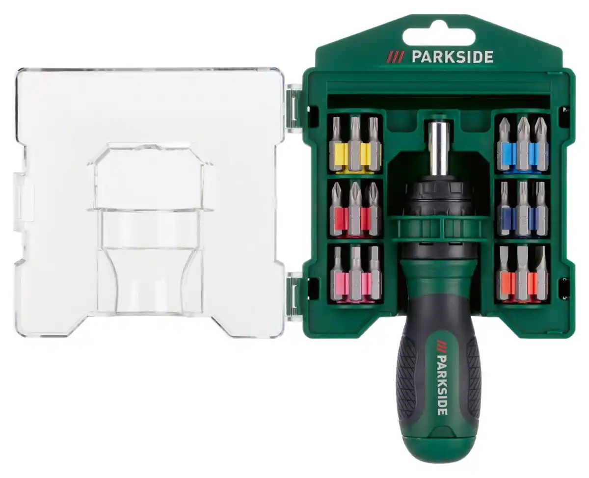 Bild 2 von PARKSIDE® Ratschenschraubendreher- Bit-Set, 31-teilig