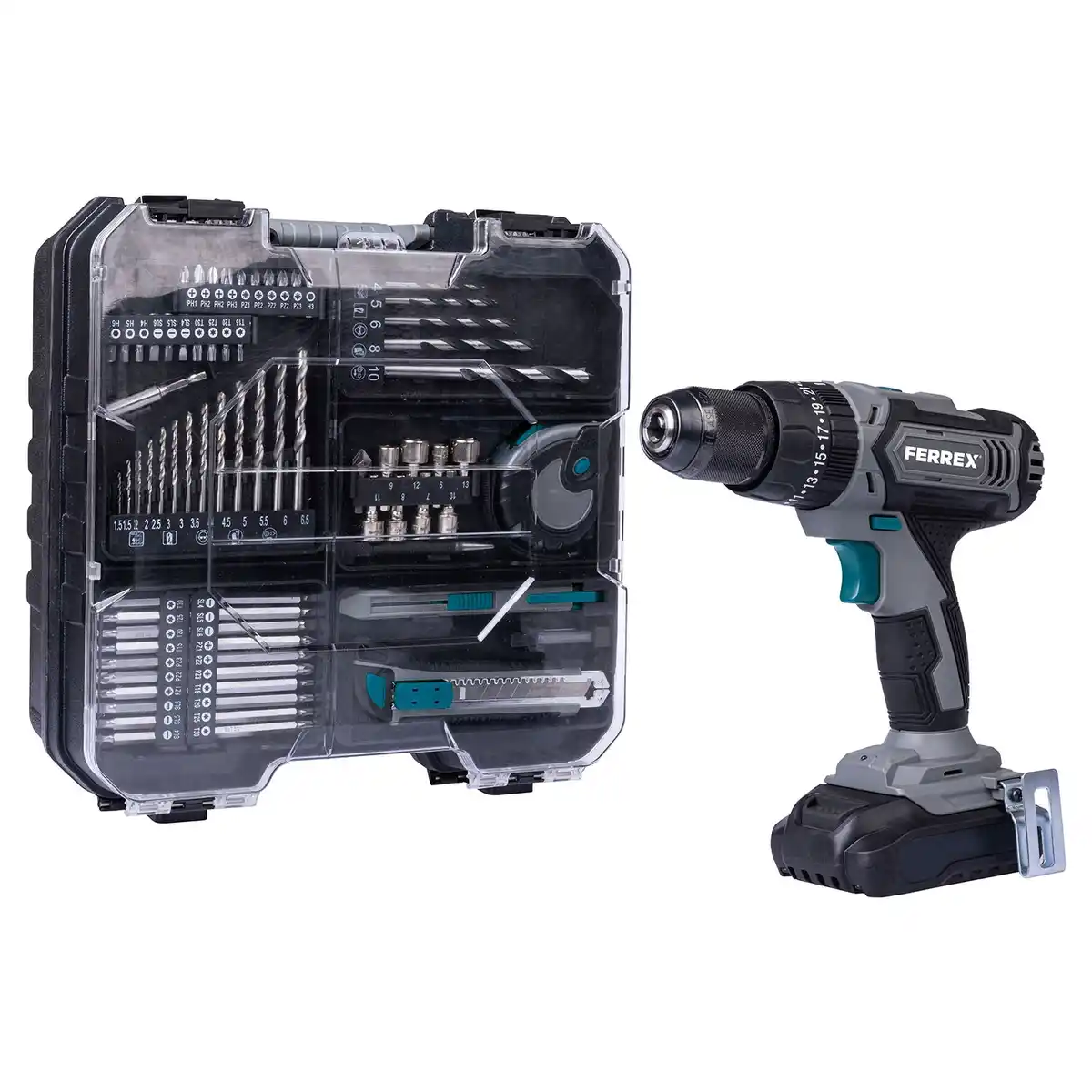 Bild 1 von FERREX 20 V Akku-Schrauber Starter-Set