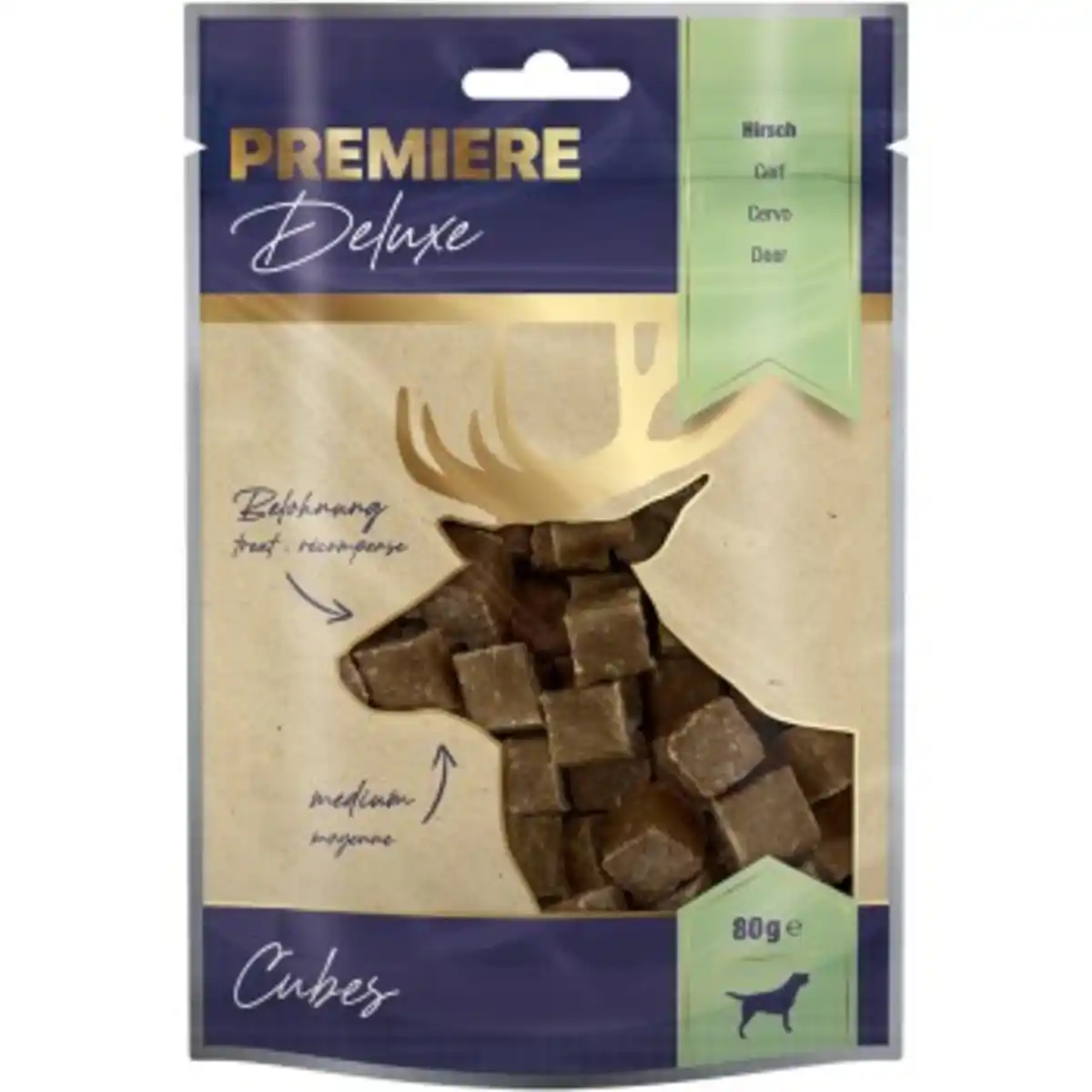 Bild 1 von PREMIERE Deluxe Meat Cubes 80 g Wild