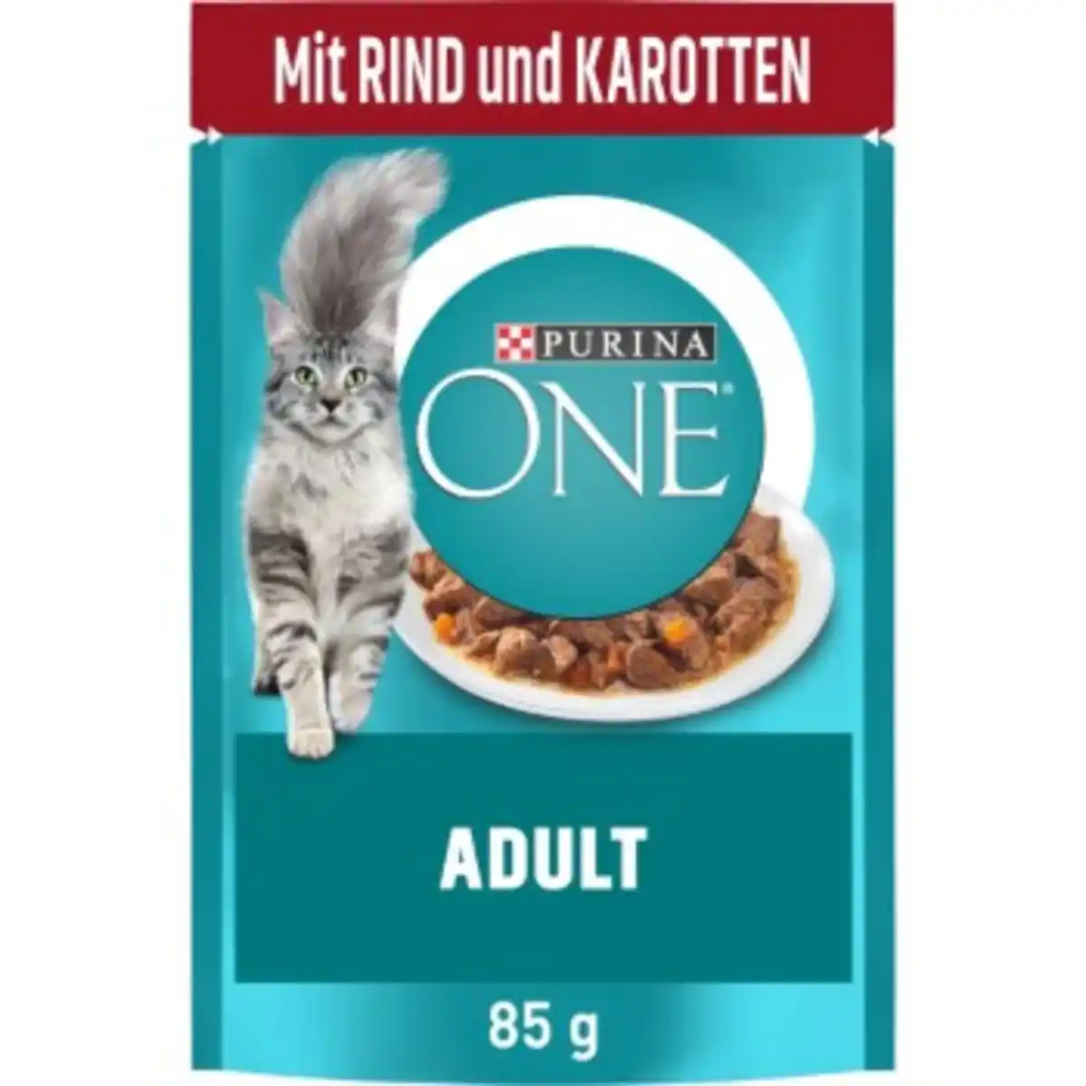Bild 1 von Purina ONE Adult 26x85g mit Rind und Karotten