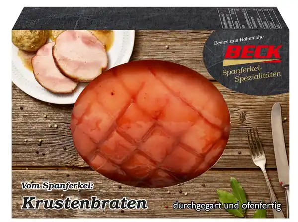 Bild 1 von BECK Spanferkel-Krustenbraten, kg