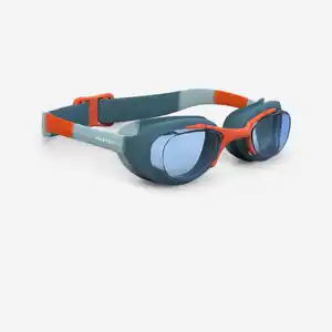 NABAIJI Schwimmbrille Kinder klar - XBase grün/orange