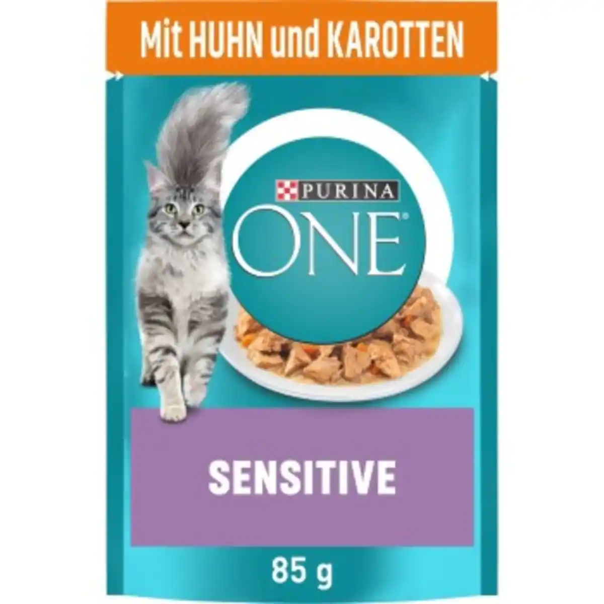 Bild 1 von Purina ONE Sensitive mit Huhn & Karotten 26x85g
