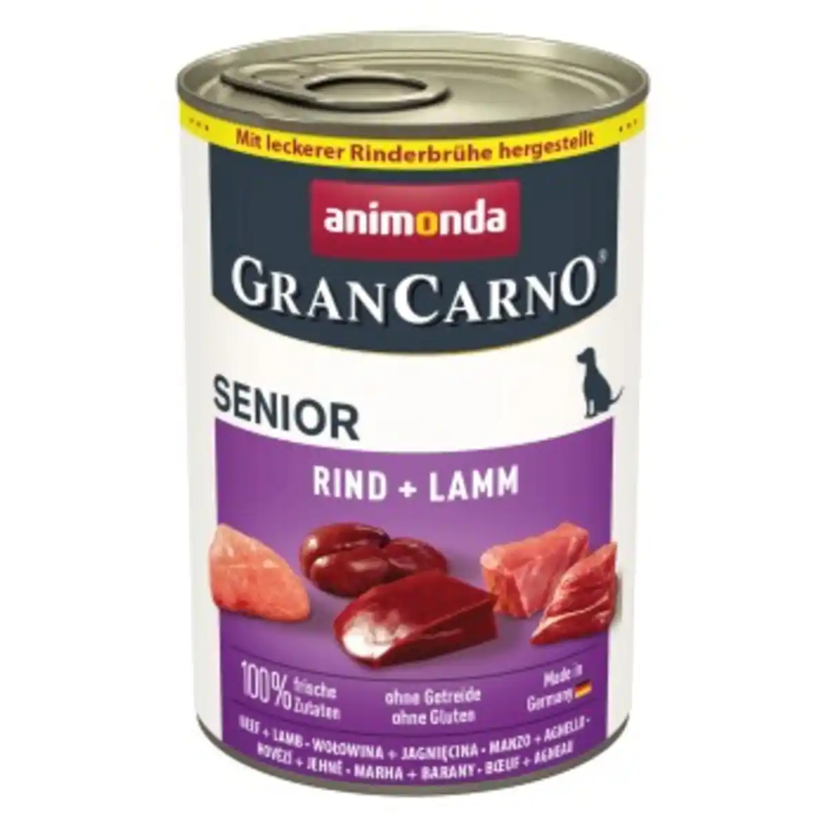 Bild 1 von animonda GranCarno Original Nassfutter Hund Senior, Rind & Lamm 6x400 g