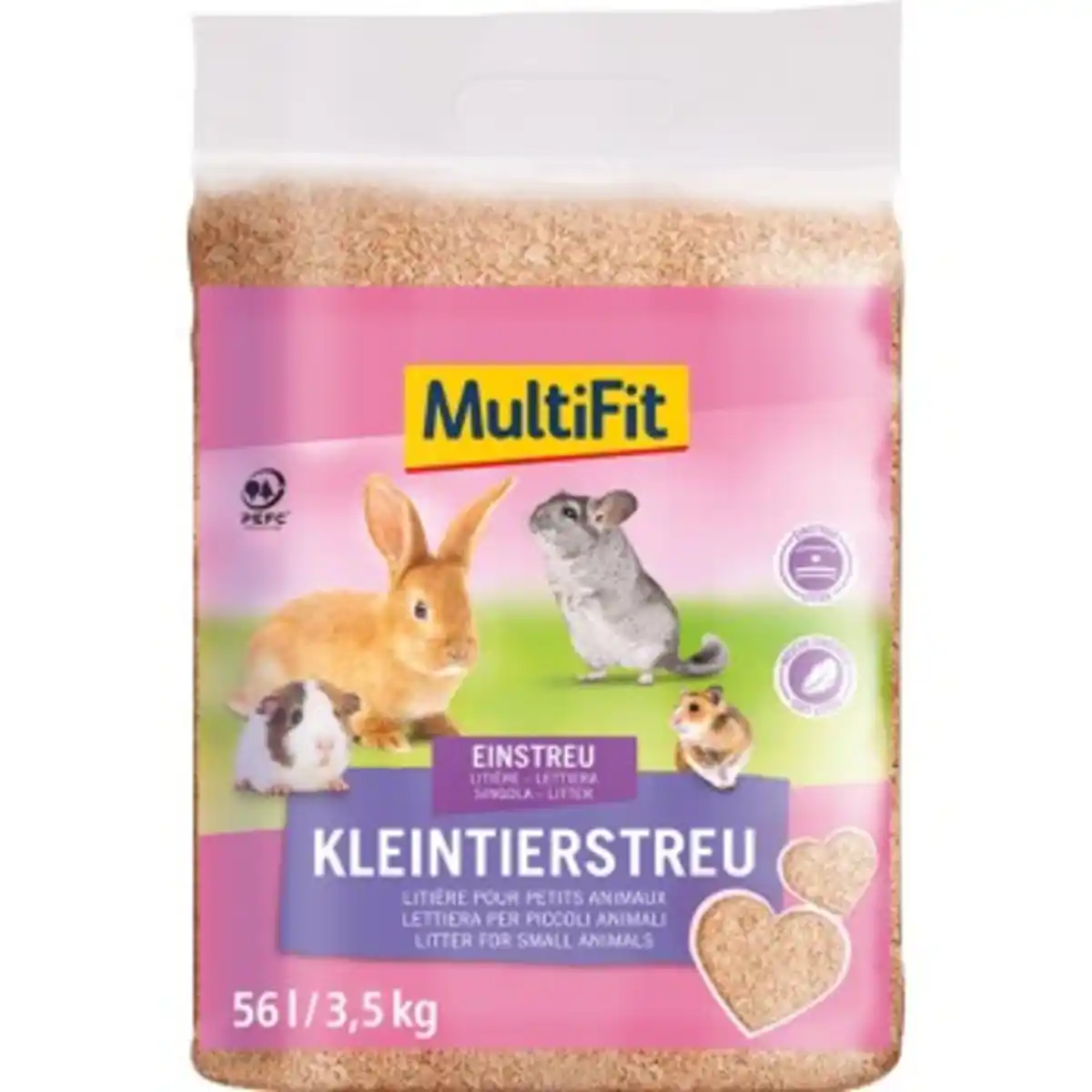 Bild 1 von MultiFit Kleintierstreu Presspack 56 l