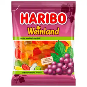 Haribo Fruchtgummi Weinland 175g