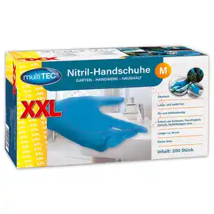 Multitec Nitril-Einweghandschuhe 200er