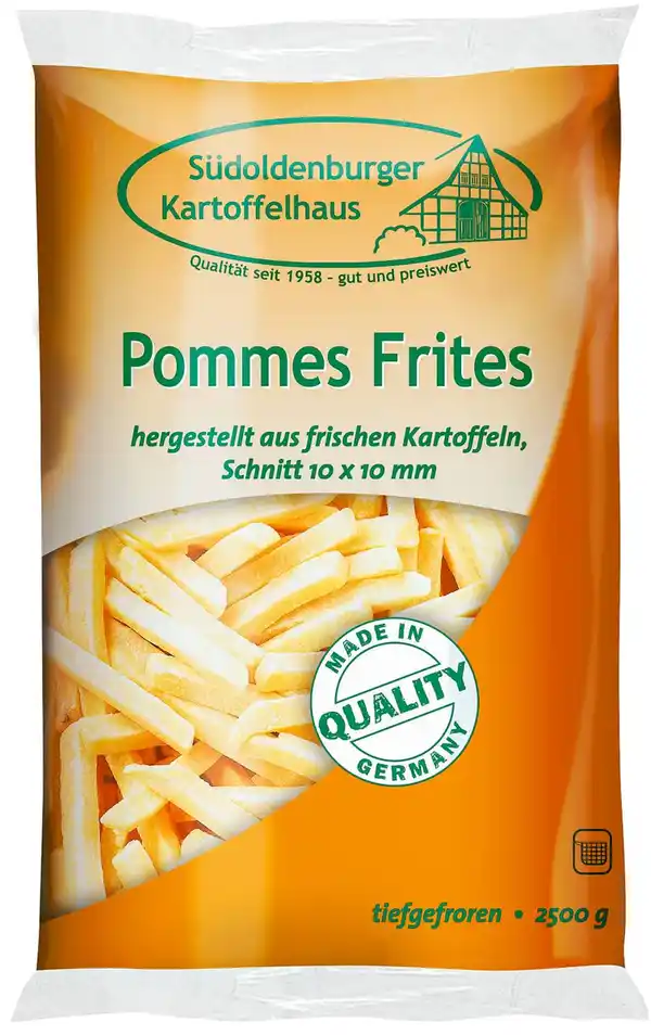 Bild 1 von SÜDOLDENBURGER KARTOFFELHAUS Pommes Frites, 2,5-kg-Packg.