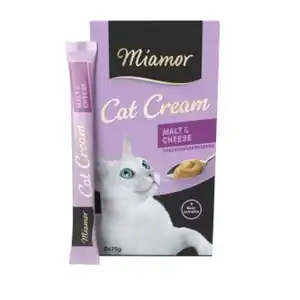 Miamor Cat Snack Malt Cream mit Käse 66x15g