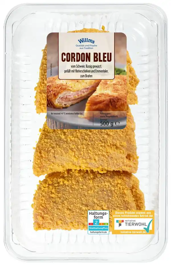 Bild 1 von WILLMS Cordon Bleu, 500-g-Packg.