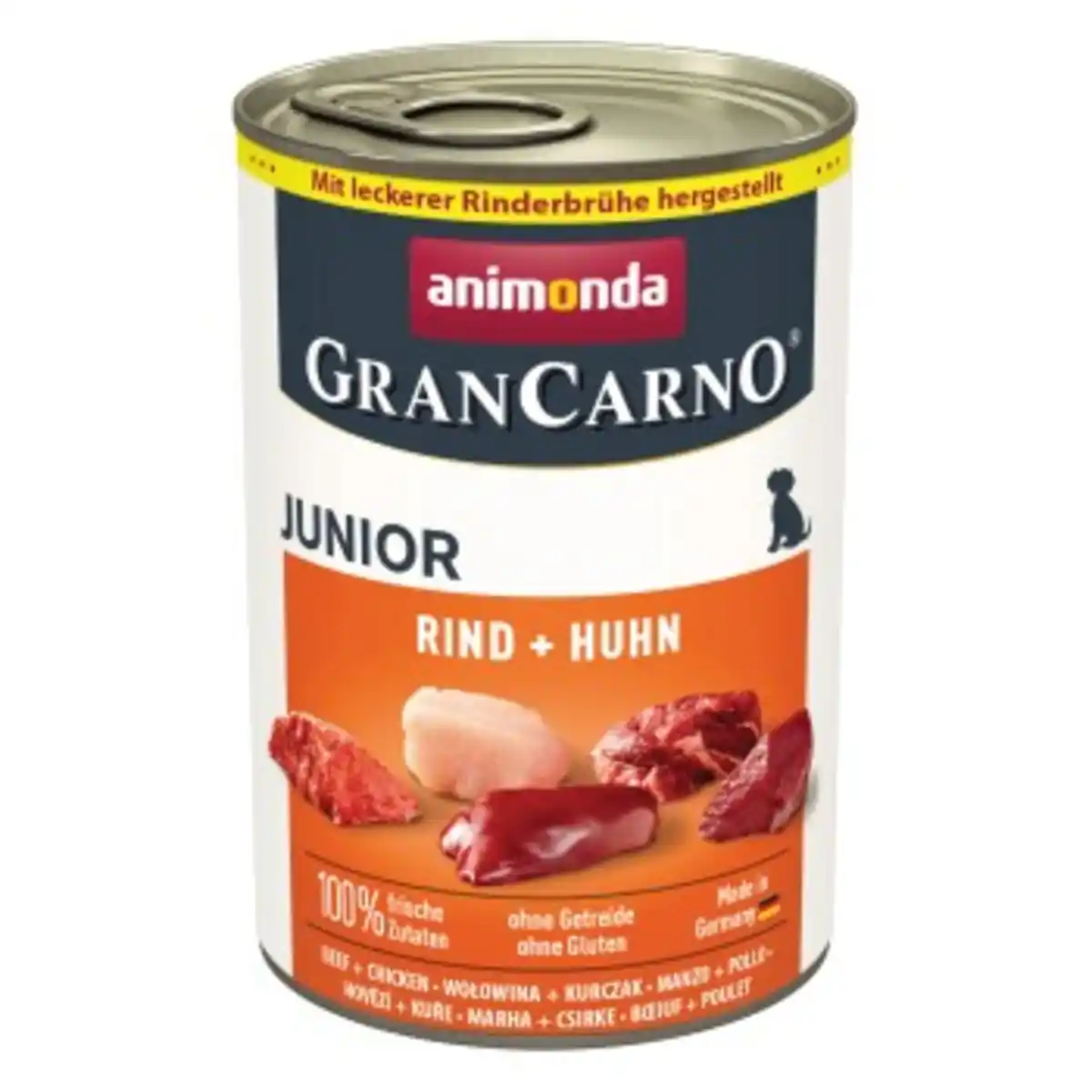 Bild 1 von animonda GranCarno Original Nassfutter Hund Junior, Rind & Huhn 6x400 g