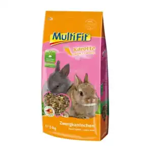 MultiFit für Zwergkaninchen mit Karotte 5 kg