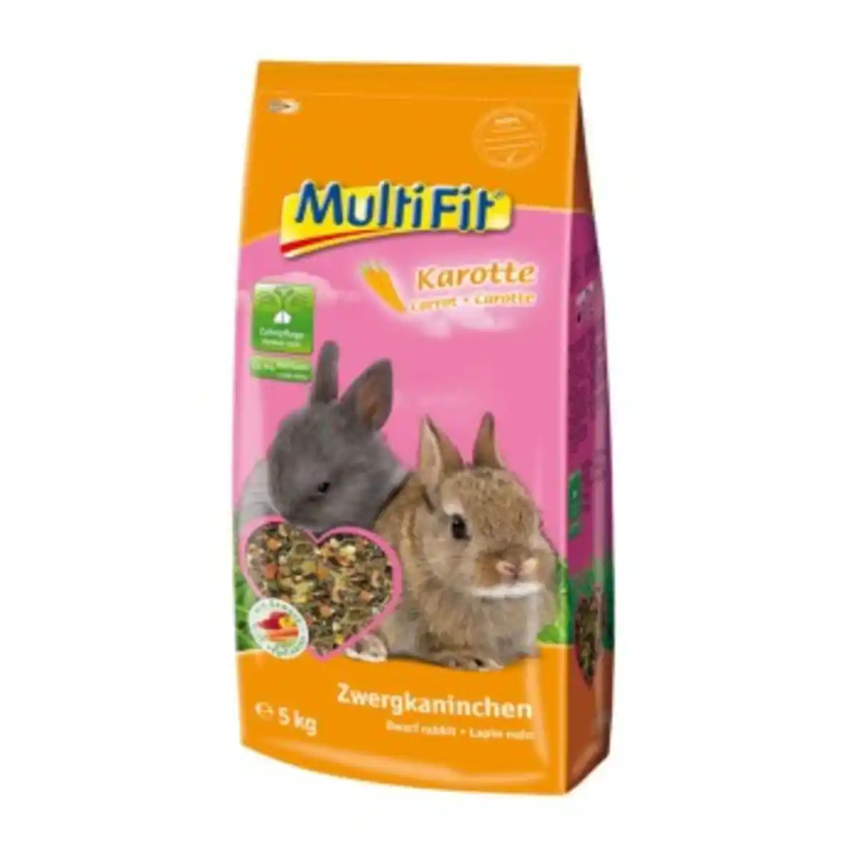 Bild 1 von MultiFit für Zwergkaninchen mit Karotte 5 kg