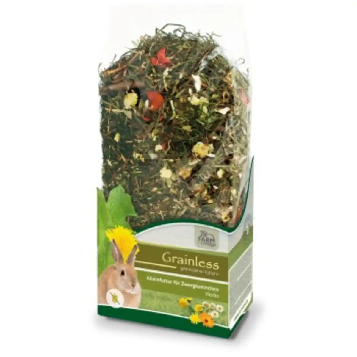 Bild 1 von JR Farm Grainless Herbs Zwergkaninchen 400g