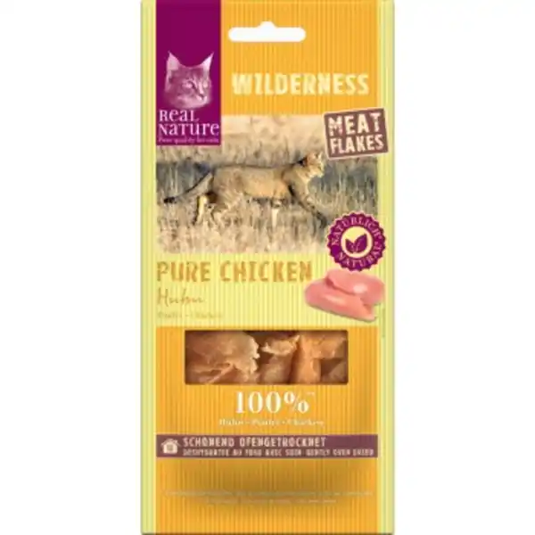 Bild 1 von REAL NATURE WILDERNESS Meat Flakes 12x10g Pure Chicken