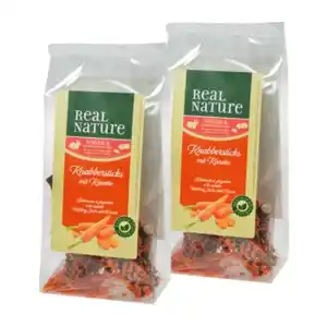 REAL NATURE Knabbersticks 2x50g Karotte