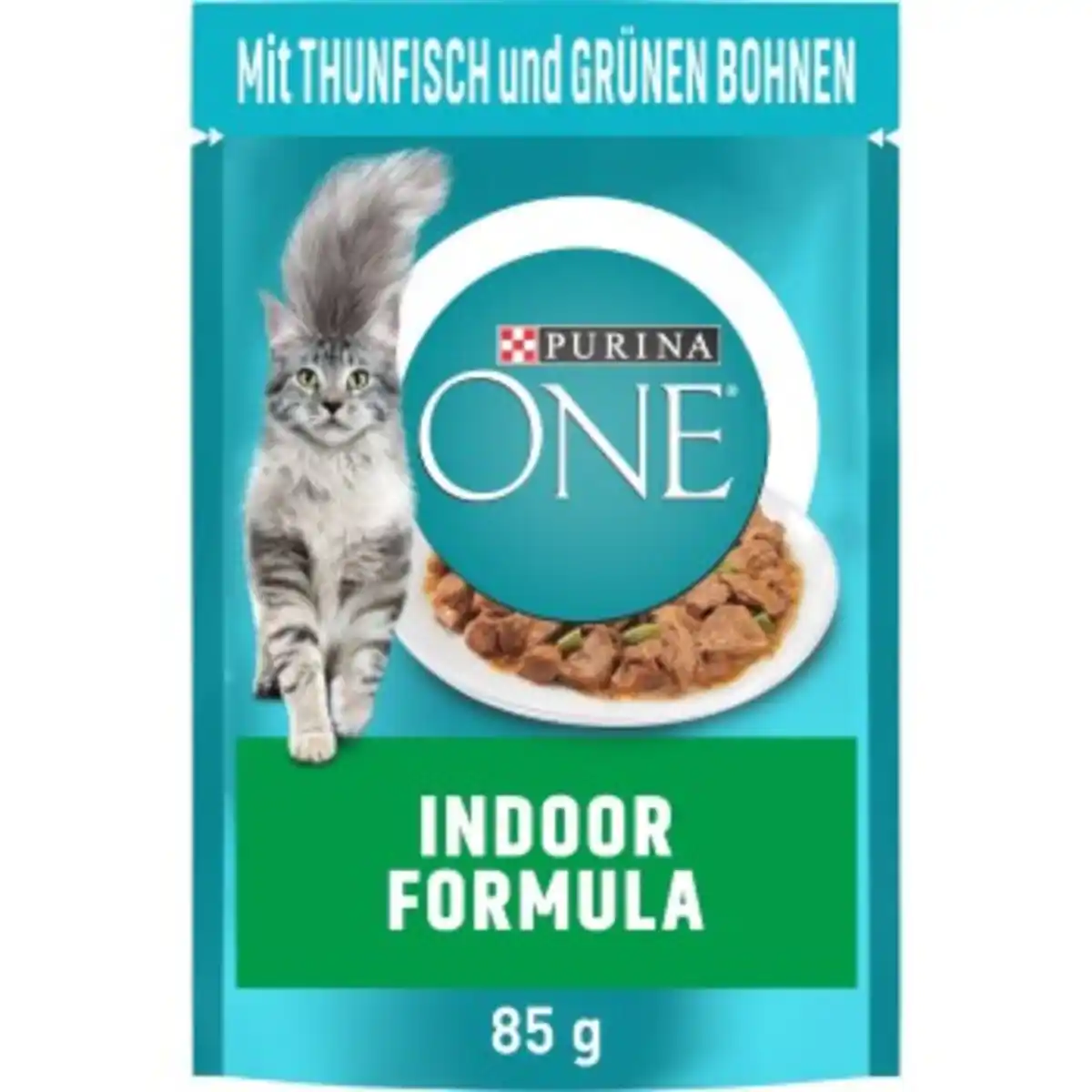 Bild 1 von Purina ONE Indoor Formula mit Thunfisch & grünen Bohnen 26x85g