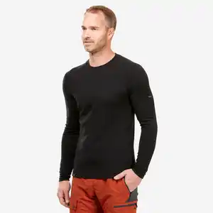 SIMOND Langarmshirt Herren Merinowolle Bergwandern ‒ MT500 ungefärbt