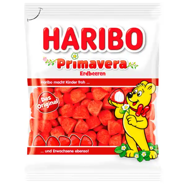 Bild 1 von Haribo Fruchtgummi Primavera Erdbeeren 175g