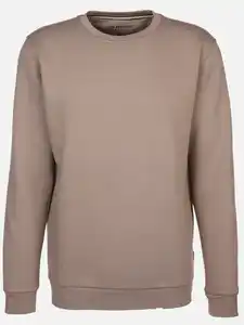 Herren Sweatshirt mit Stickerei Braun