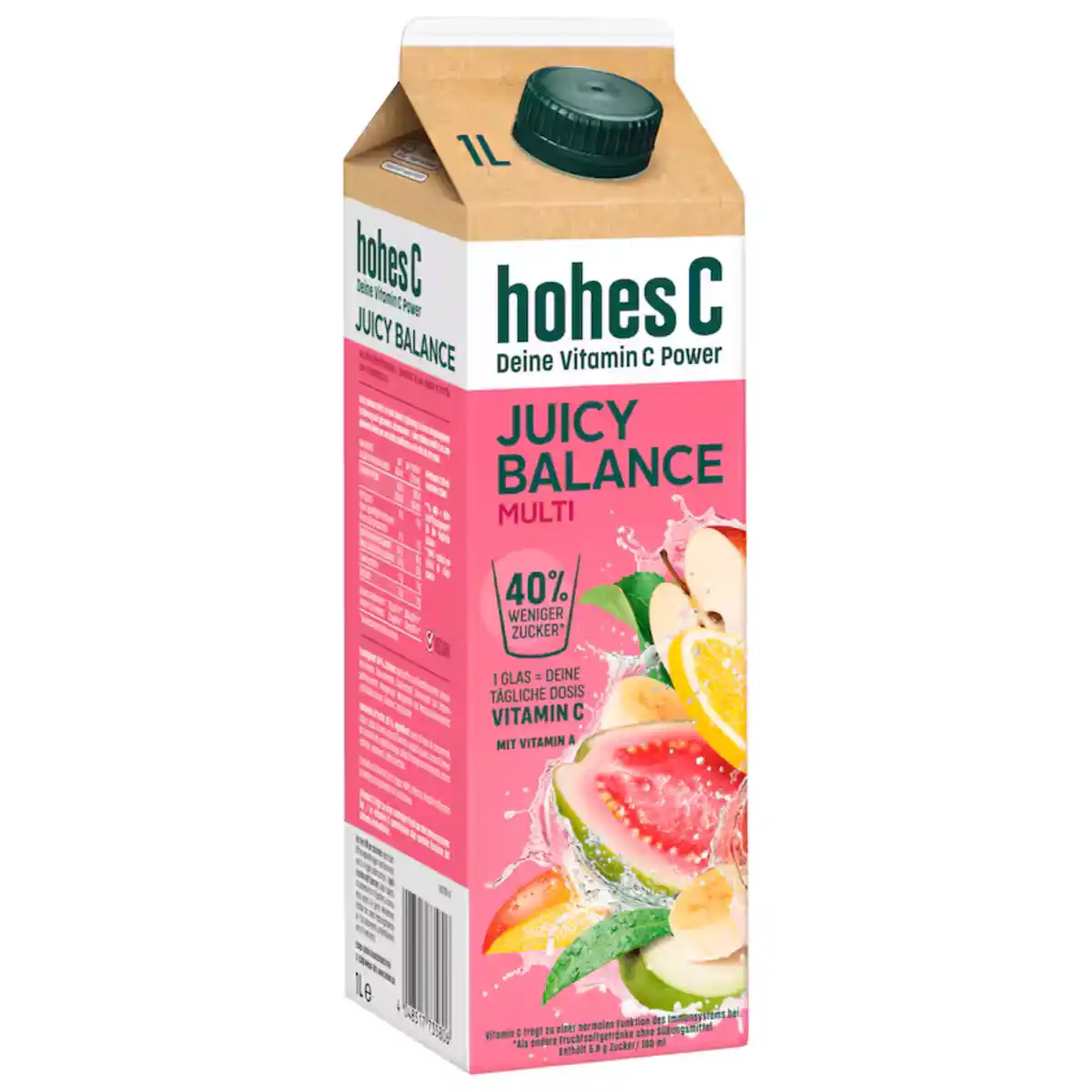 Bild 1 von hohes C Juicy Balance 1 Liter Packung