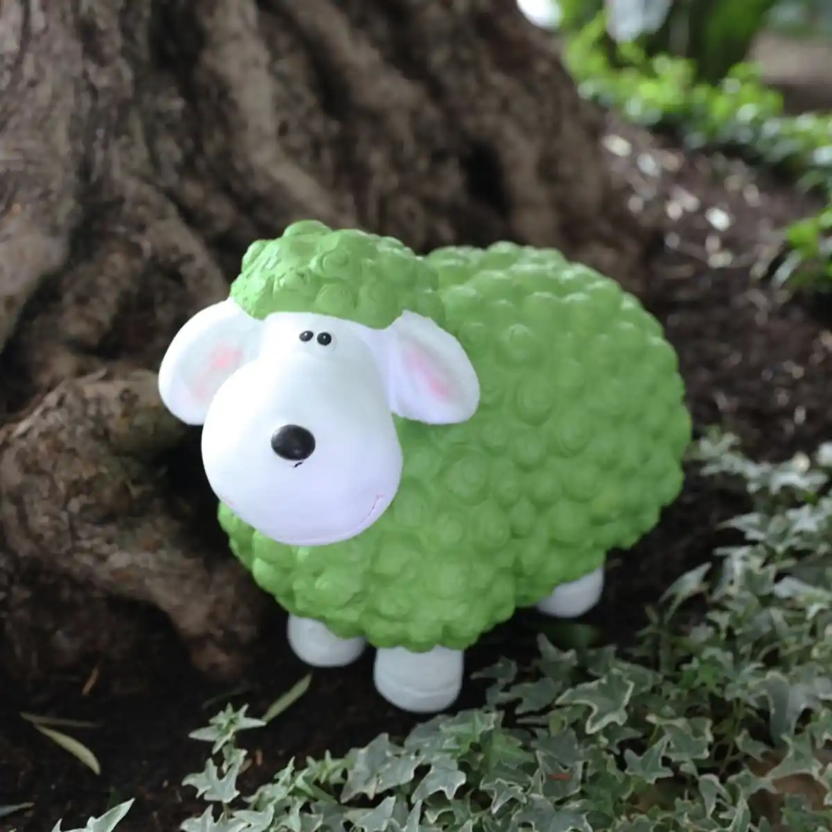 Bild 1 von Gartenfigur Schaf Grün