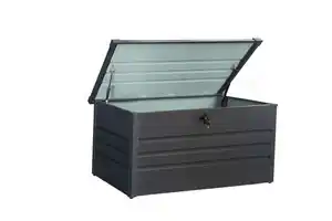 Aufbewahrungsbox 400 L Metall-Aufbewahrungsbox, ca. 132 x 61 x 62 cm - Anthrazit