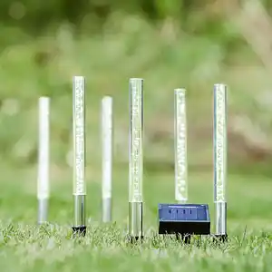 LED-Solar-Garten-Sticks, 5er Set