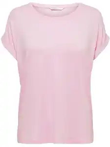 Only ONLMOSTER S/S O-NECK Shirt Pink