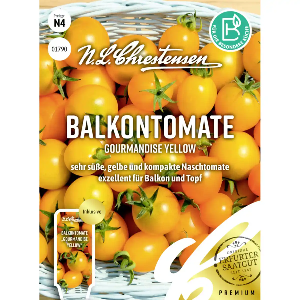 Bild 1 von Saatgut Balkontomate Gourmandise Yellow