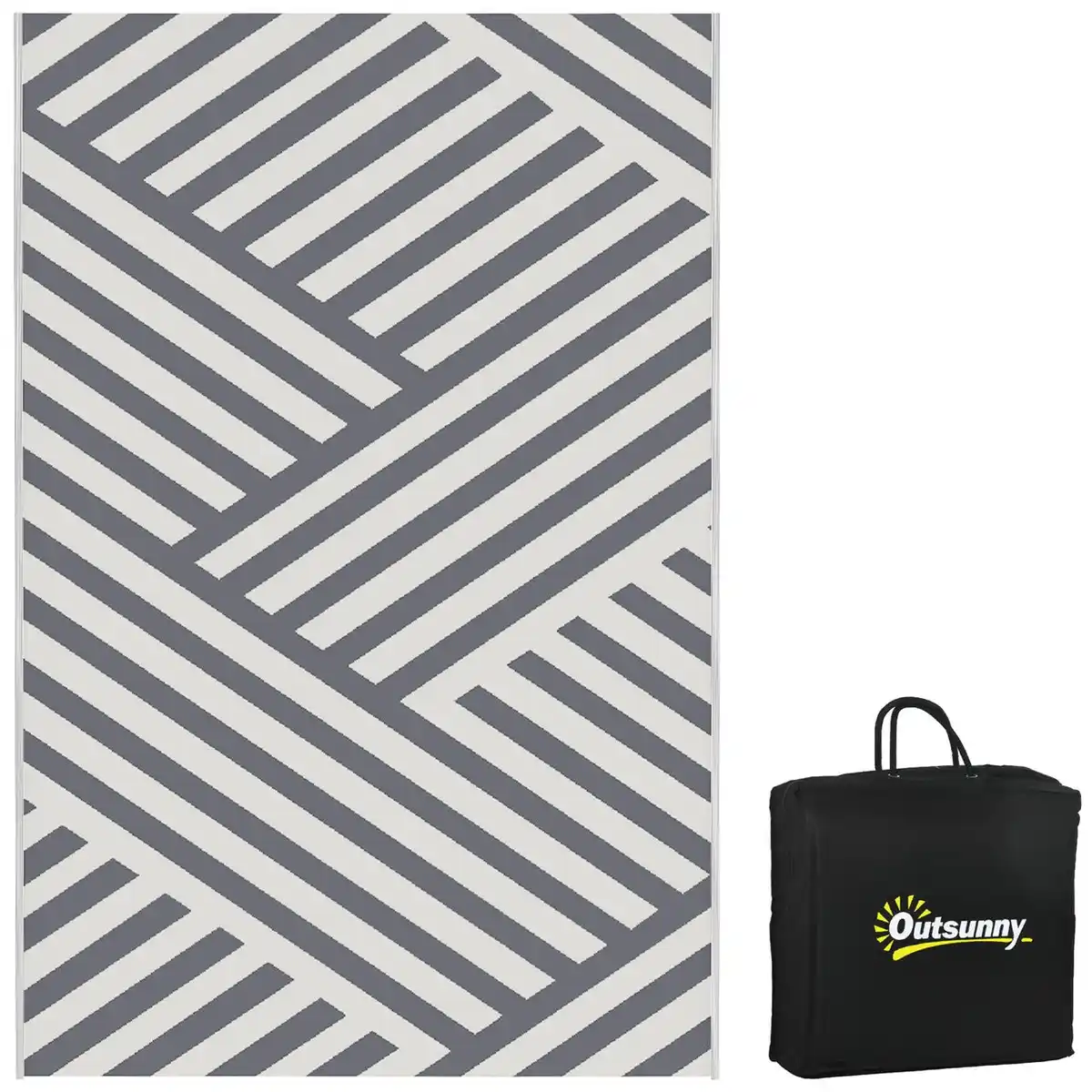 Bild 1 von Outdoor-Teppich, Wendeteppich Gartenteppich mit Doppelseitigem Design