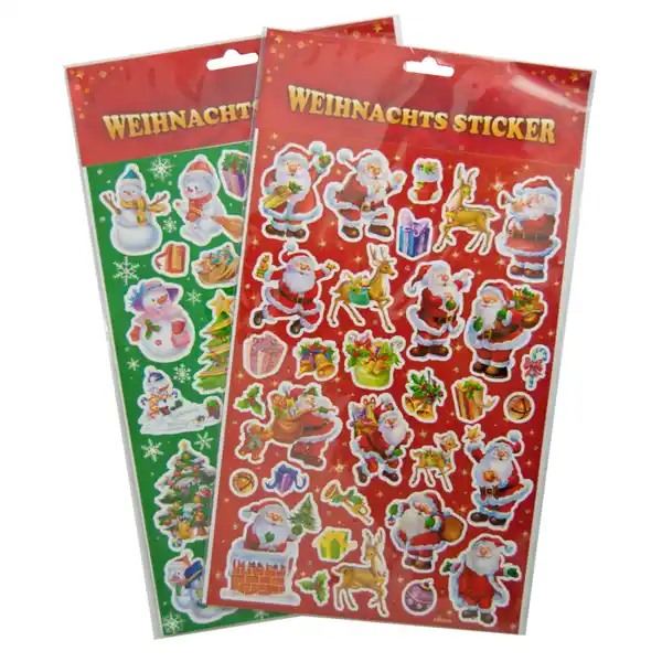 Bild 1 von Weihnachts-Sticker mit Glitter