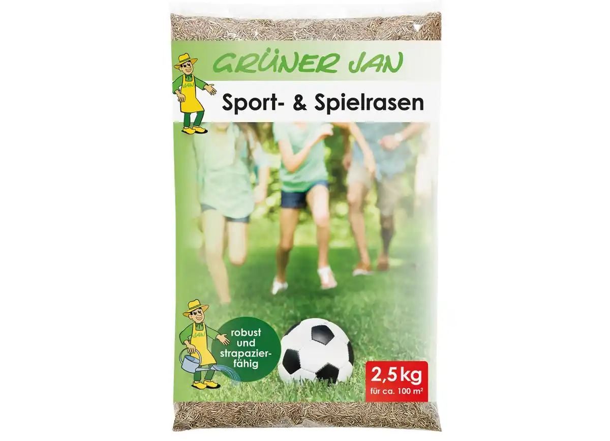 Bild 1 von Grüner Jan Sport- und Spielrasen 2,5kg