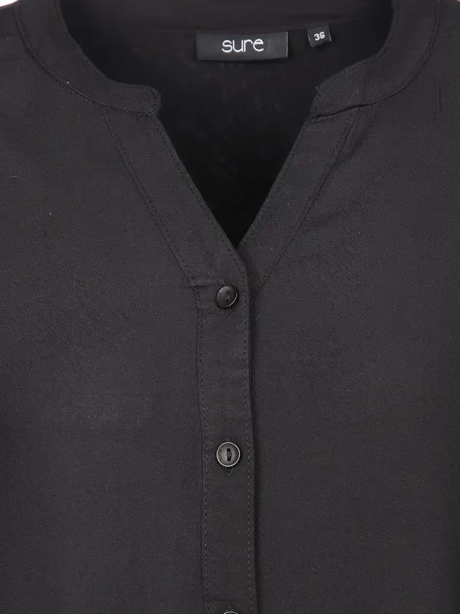 Bild 3 von Damen Schlupfbluse unifarben Marine