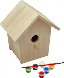 IDEENWELT Vogelhäuschen zum Anmalen