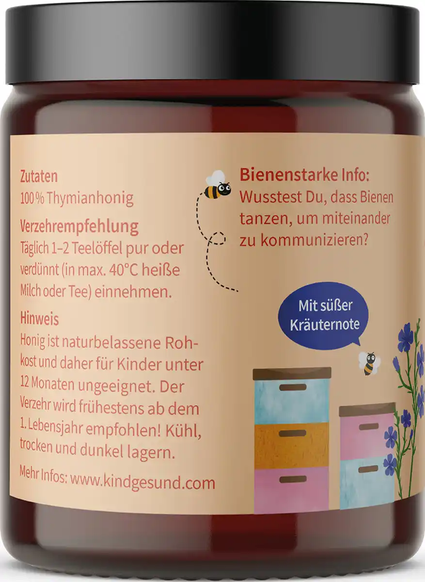 Bild 2 von kindgesund Thymian Honig, 250 g