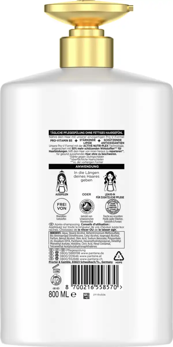 Bild 2 von Pantene Pro-V Pflegespülung Repair & Care, 800 ml