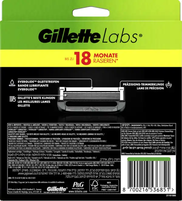 Bild 2 von Gillette Labs Rasierklingen