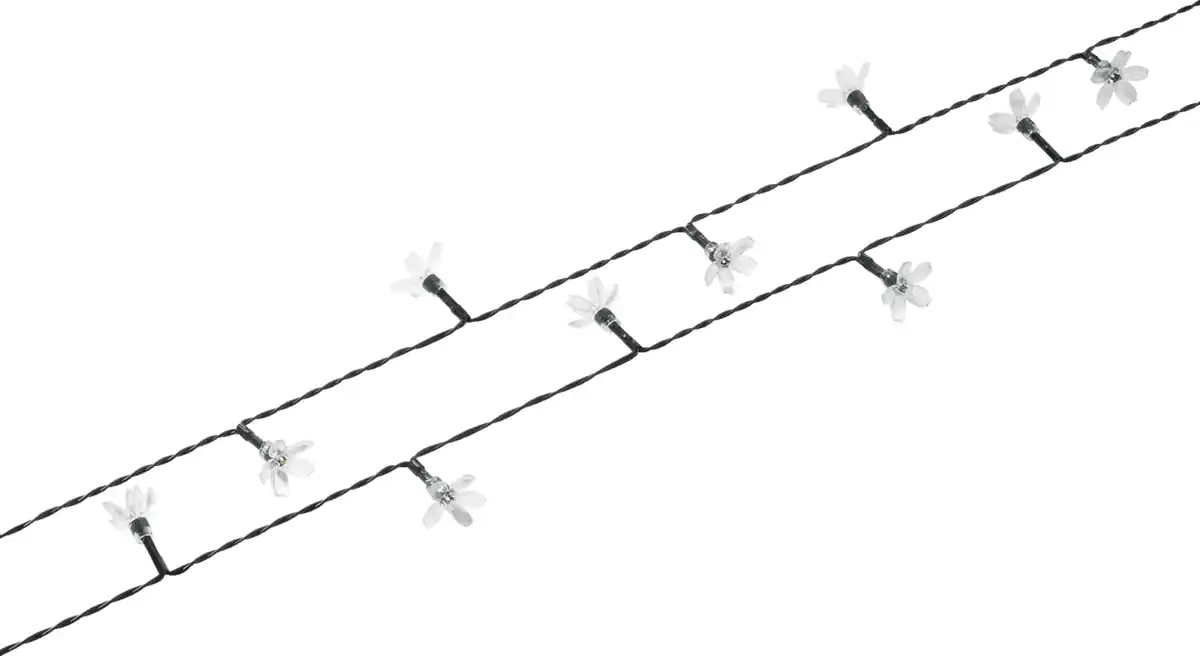 Bild 1 von IDEENWELT Solar-Lichterkette Blumen 50L