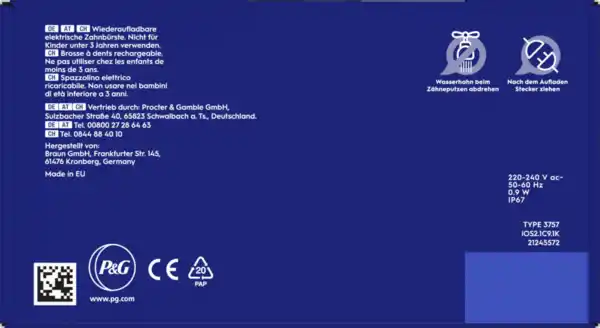 Bild 4 von Oral-B Elektrische Zahnbürste iO Series 2 Forest Green inkl. Reiseetui