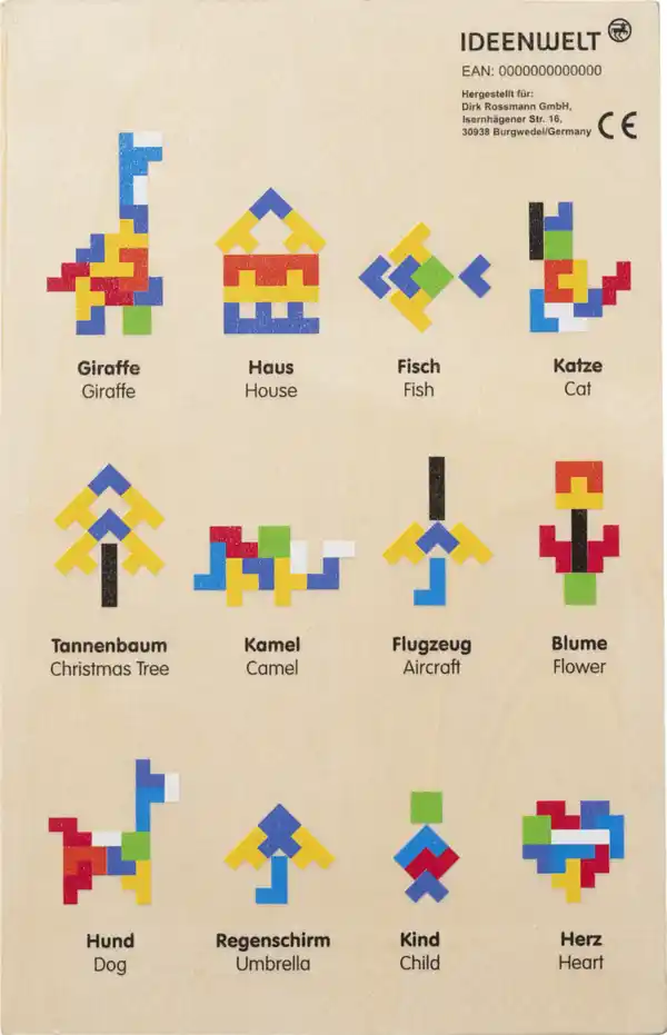 Bild 2 von IDEENWELT Holz Legespiel