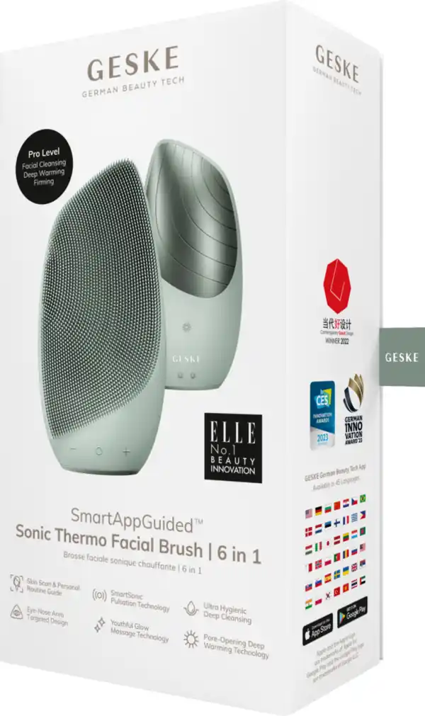 Bild 1 von Geske 6in1 Sonic Thermo Facial Brush green